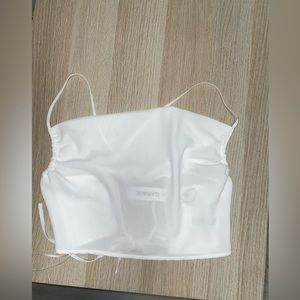 Garage Carla Cowl Lace up Cami